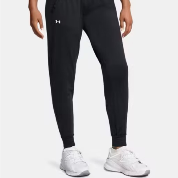 Under Armour Black Track Pants with Elastic Waistband - Picture 1 of 4
